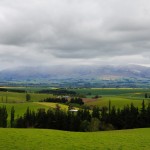 toller Aussichtspunkt nahe Fairlie, Neuseeland