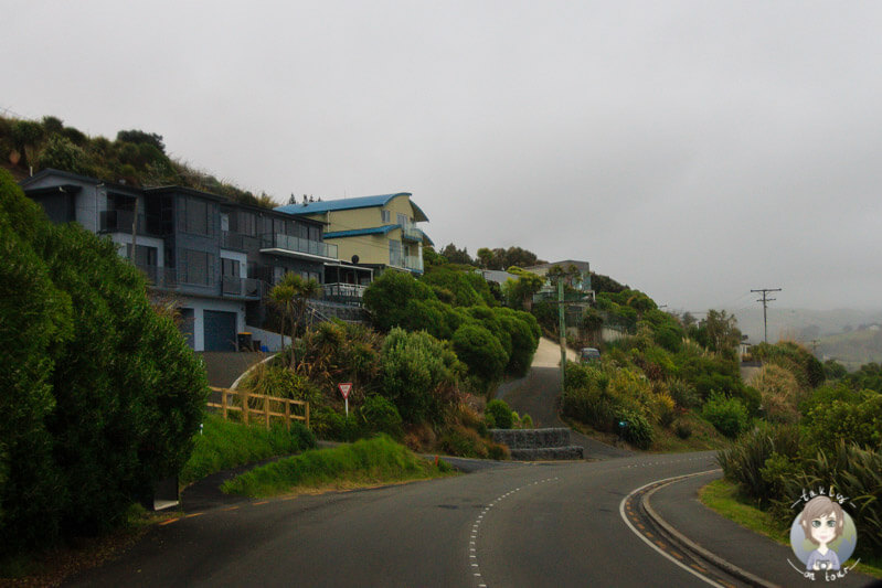 Die kleine Stadt Brighton, Neuseeland