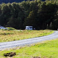 Camping nahe des Milford Sounds