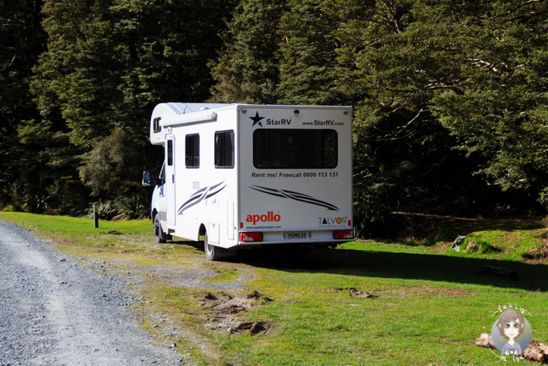 Campingplatz am Milford Sound Highway - Cascade Creek DOC