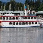 Schaufelraddampfer in Vancouver
