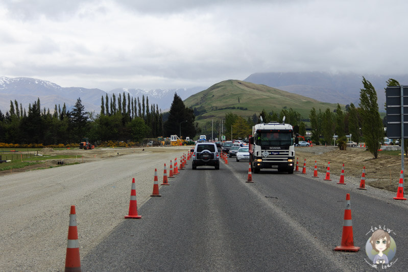Fahrt zum Countdown nach Queenstown