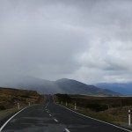 Viele Wolken auf der Fahrt zum Lake Tekapo