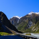 Fahrt zum Fox Glacier, West Coast