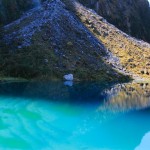 Gletschersee am Fox Glacier, Neuseeland