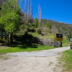 Camping am Kawarau Gorge, Otago, Neuseeland