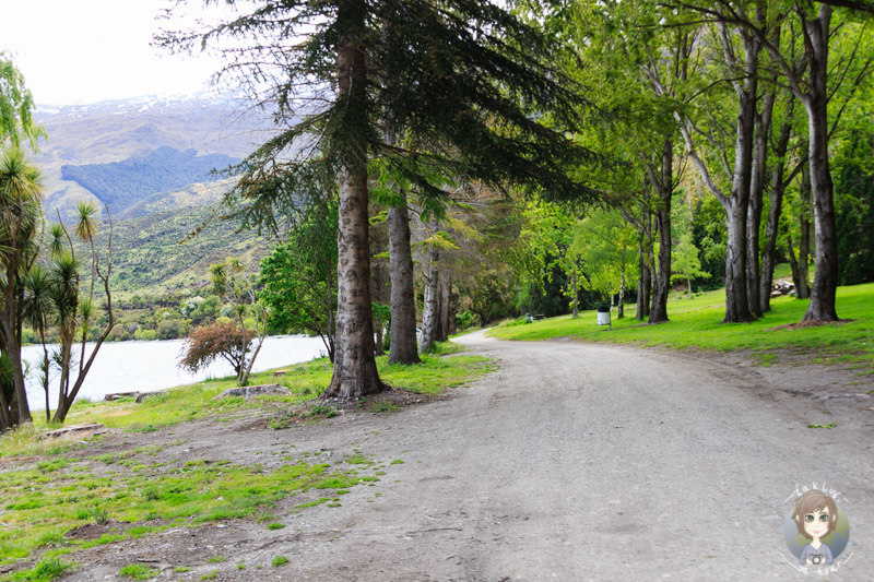 Rest Area am Lake Wakatipu in Kingston