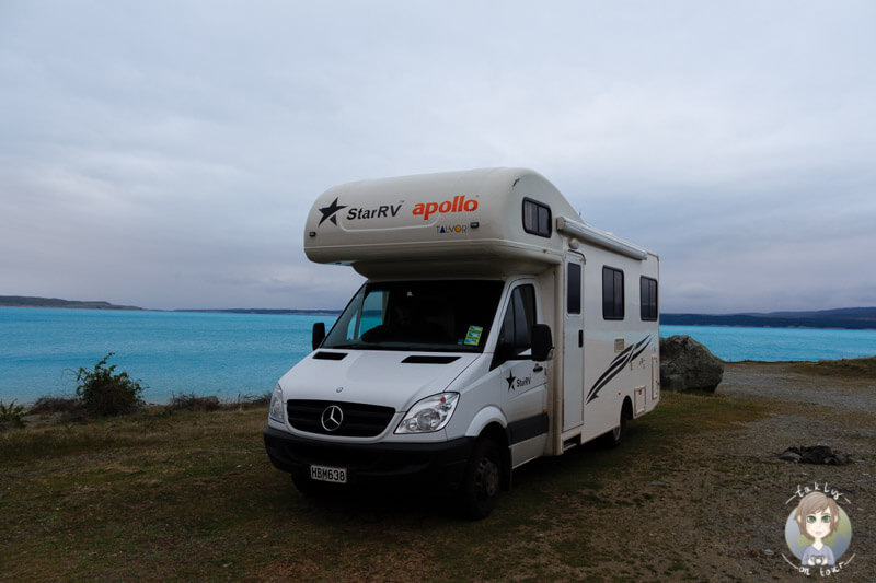 Freedom Camping in Neuseeland am Lake Pukaki