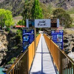 Brücke zum Mining Center im Kawarau Gorge