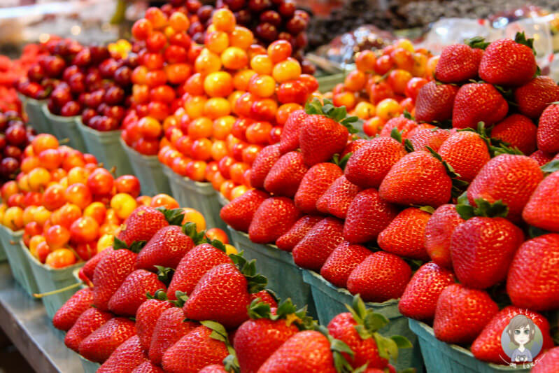 Obst auf dem Public Market in Granville Island