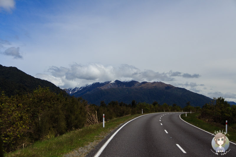 Fahrt über den Haast Highway