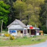 alter Bahnhof in Kingston, Otago, Neuseeland