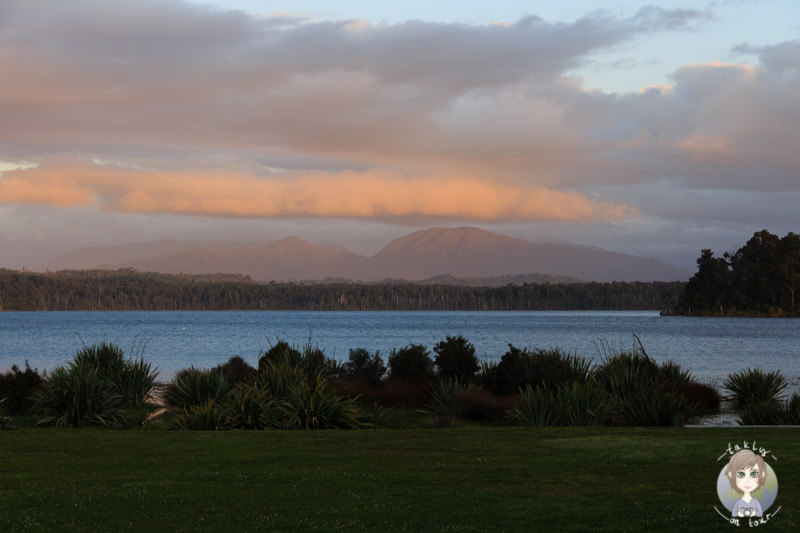 Sonnenuntergang am Lake Mahinapua
