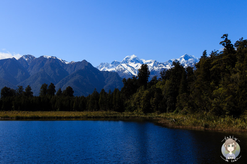 Lake Matheson und Mount Cook, West Coast Neuseeland