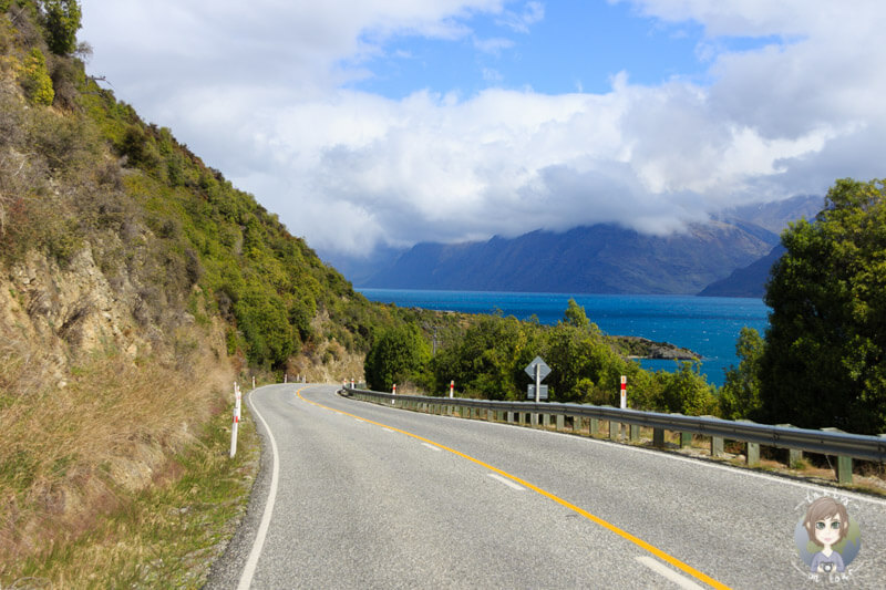 Fahrt Richtung Kingston am Lake Wakatipu entlang