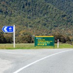 Einfahrt zur Marble Hill Campsite