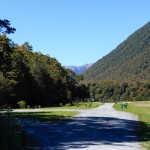 Fahrt über die Marble Hill DOC Campsite