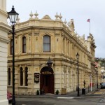 schöne Gebäude in Oamaru, Neuseeland