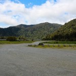 Camping in Neuseeland auf dem Lake Mapourika DOC