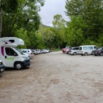 riesiger Parkplatz in Arrowtown