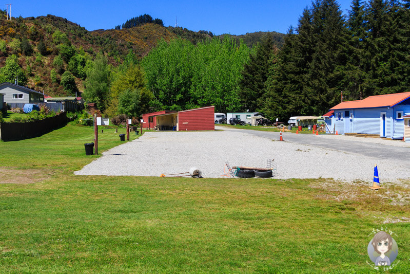 Das Reefton Motorcamp Westcost Neuseeland