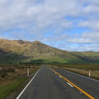 Fahrt Richtung Mossburn, Neuseeland