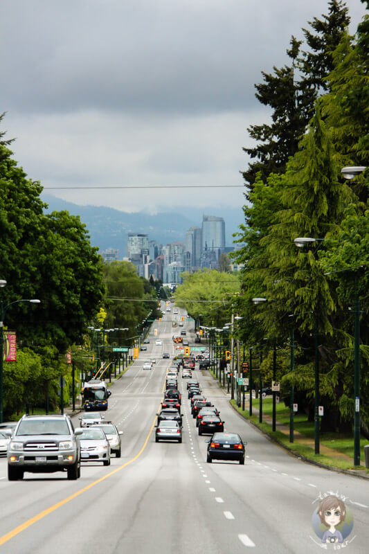 Fahrt durch Vancouver