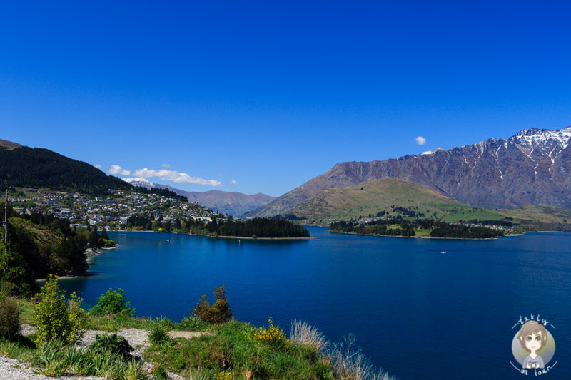 erster Aussichtspunkt am Lake Wakatipu