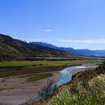 tolle Aussicht auf der Lewis Pass Road in Neuseeland