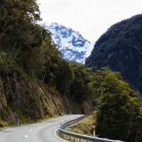 Fahrt Richtung Milford Sound, Neuseeland
