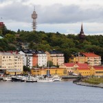 Ausblick auf Stockholm, von Södermalm aus