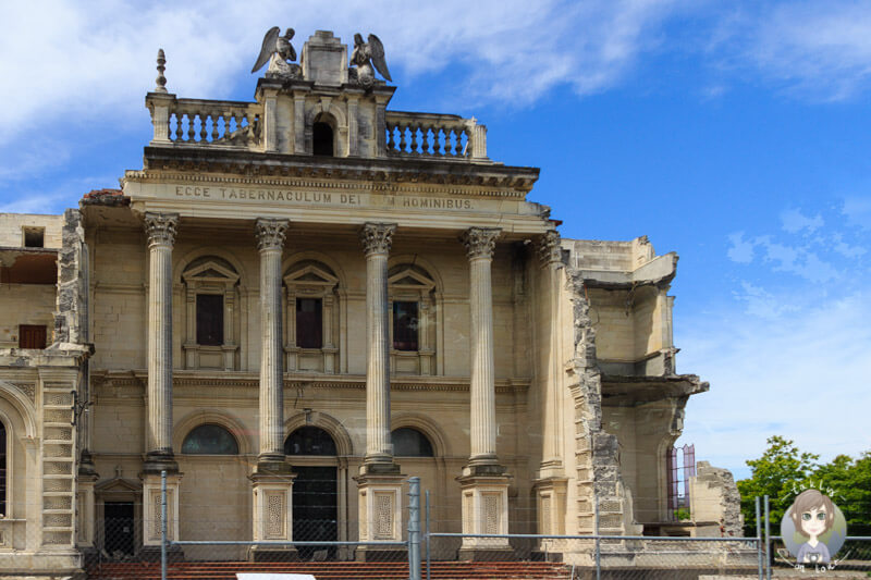 Ein wunderschönes Gebäude - leider als Ruine in Christchurch