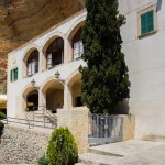 Das Gebäude des Santuari de Nostra Senyora de Gràcia auf Mallorca