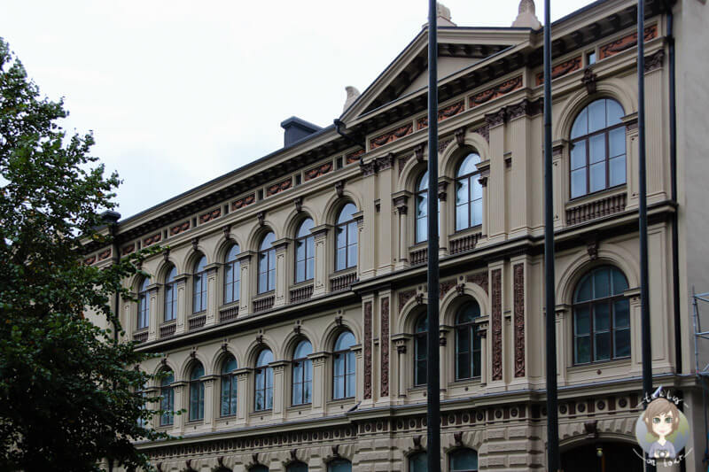 Ein schönes Gebäude in Helsinkis Innenstadt