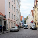 In der Altstadt von Tallinn in Estland