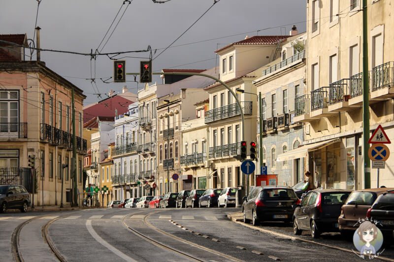 Auf unserem Spaziergang durch die Straßen von Belém, Lissabon