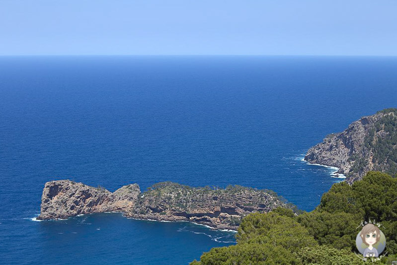 Blick über die tolle Steilküste auf Mallorca