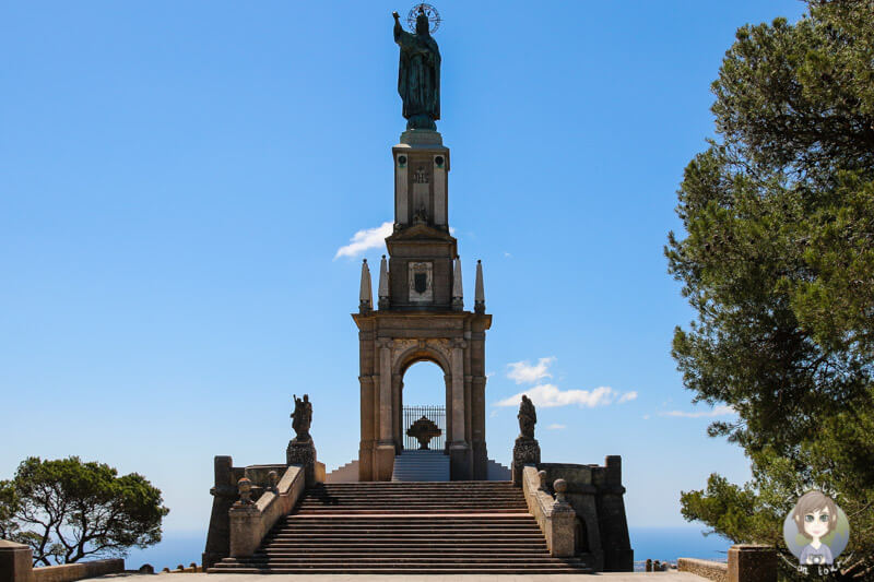 Christkönigmonument auf dem Puig de Sant Salvador, Mallorca