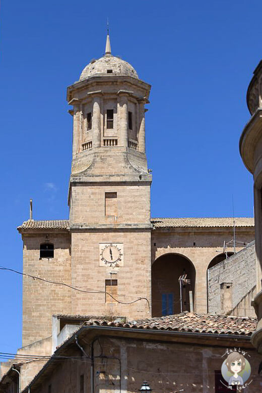 Der Kirchturm von Llucmajor, Mallorca
