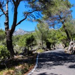 Fahrt nach Kloster Lluc durch daie Serra de Tramuntana, Mallorca