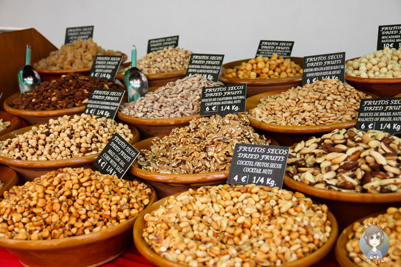 Nüsse auf dem Markt von Sóller