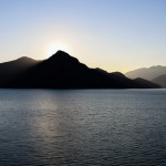 Blick über den Howe Sound vom Overlook im Porteau Cove Provincial Park, BC