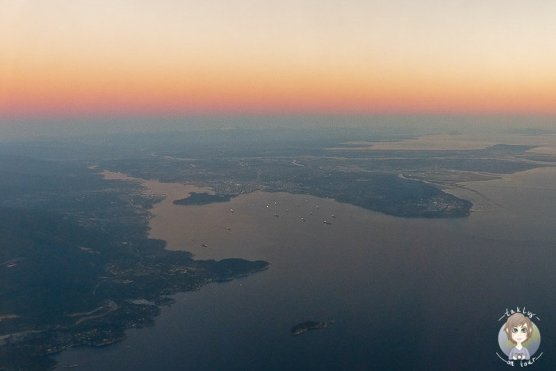 Kanada aus dem Flugzeug