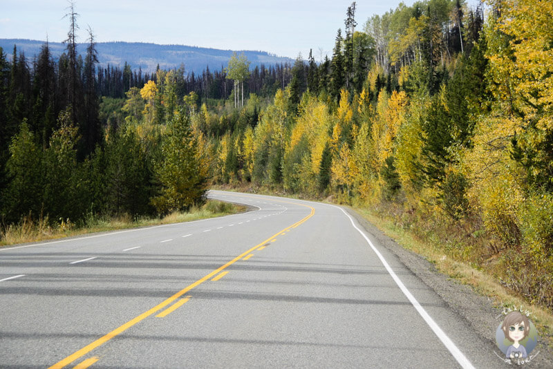 Die schöne Herbstlandschaft von British Columbia, Kanada