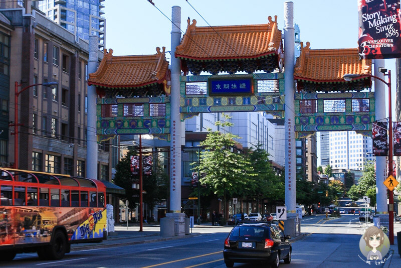 Das Tor zum China Town in Vancouver, Kanada