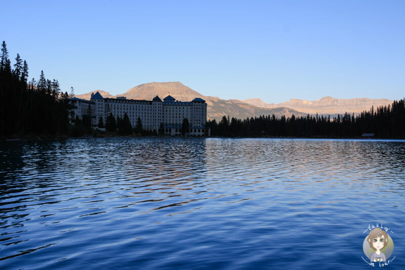 Das Fairmont Chateau Lake Louise direkt am See, Kanada