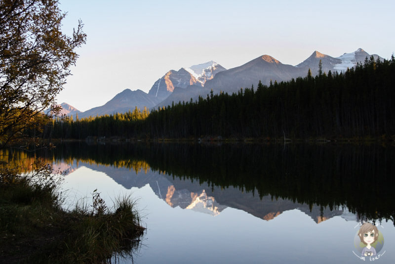 Spiegelung des Herbert Lakes, Kanada