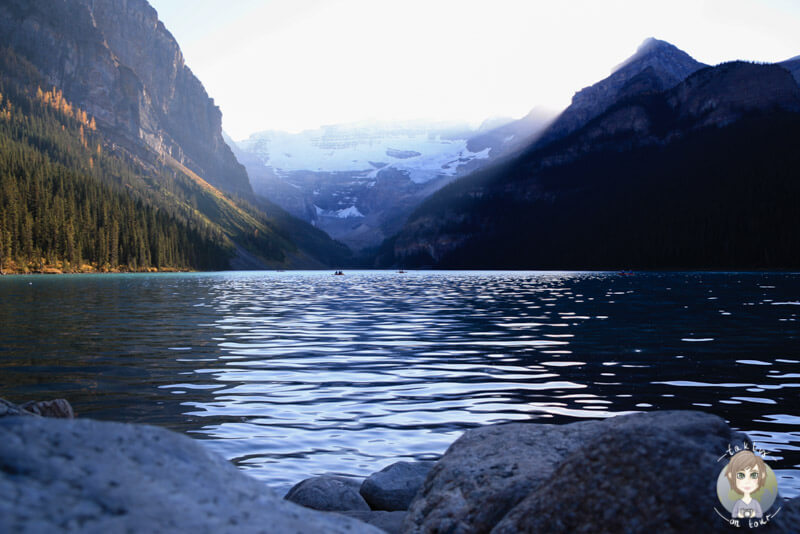 Der Lake Louise am Abend, Banff National Park, Kanada