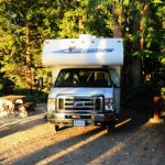 Stellplatz auf dem Porteau Cove Campground, Kanada