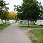 Camping in Moulins, Frankreich